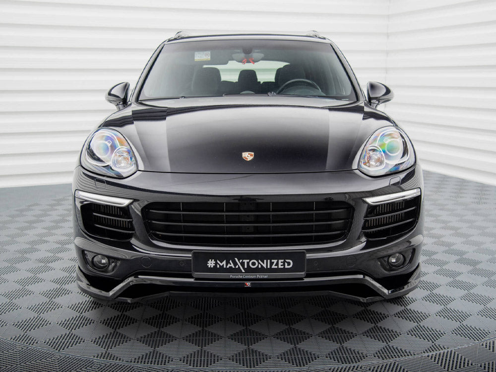 Front Splitter compatible with Porsche Cayenne Mk2 Facelift