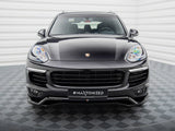 Front Splitter compatible with Porsche Cayenne Mk2 Facelift
