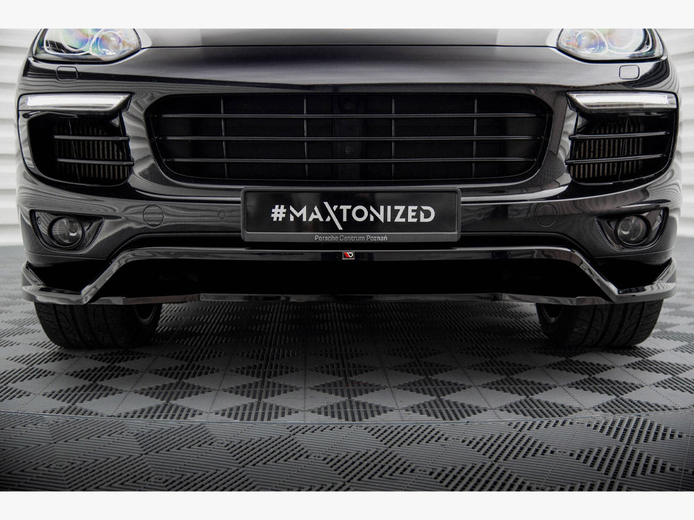 Front Splitter compatible with Porsche Cayenne Mk2 Facelift