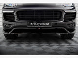 Front Splitter compatible with Porsche Cayenne Mk2 Facelift