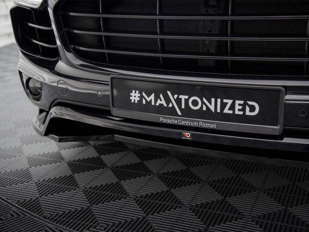 Front Splitter compatible with Porsche Cayenne Mk2 Facelift