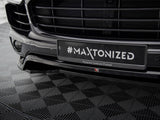 Front Splitter compatible with Porsche Cayenne Mk2 Facelift