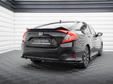 Street PRO Rear Diffuser + Flaps compatible with Honda Civic Mk10