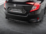 Street PRO Rear Diffuser + Flaps compatible with Honda Civic Mk10