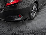 Street PRO Rear Diffuser + Flaps compatible with Honda Civic Mk10