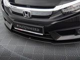 Street PRO Front Splitter compatible with Honda Civic Mk10