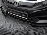 Street PRO Front Splitter + Flaps compatible with Honda Civic Mk10