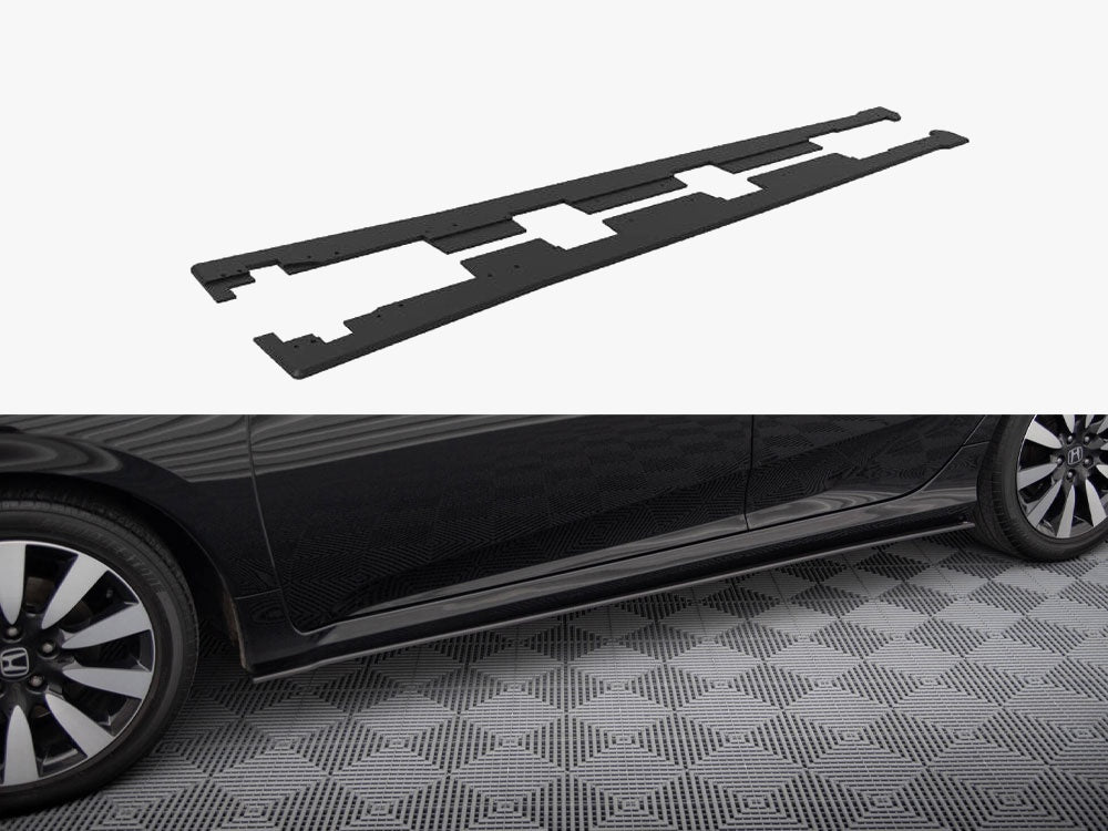 Street PRO Side Skirts Diffusers compatible with Honda Civic Mk10