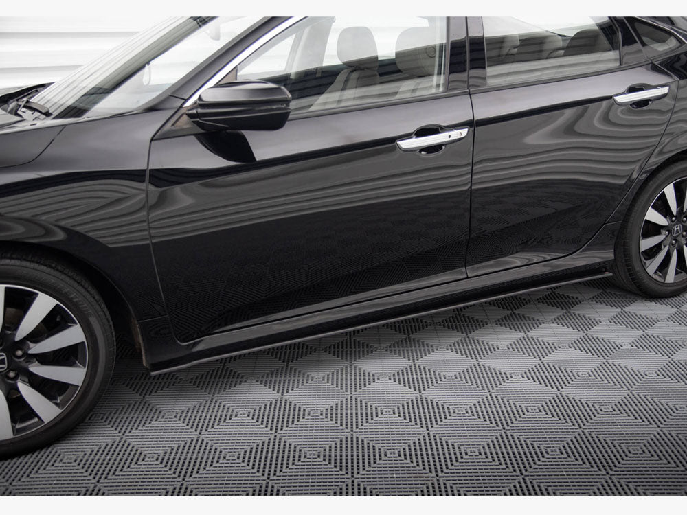 Street PRO Side Skirts Diffusers compatible with Honda Civic Mk10
