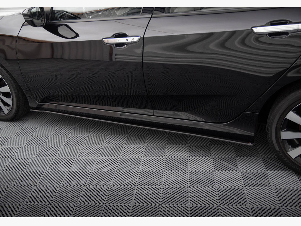Street PRO Side Skirts Diffusers compatible with Honda Civic Mk10