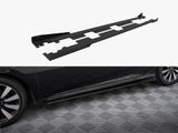 Street PRO Side Skirts Diffusers + Flaps compatible with Honda Civic Mk10