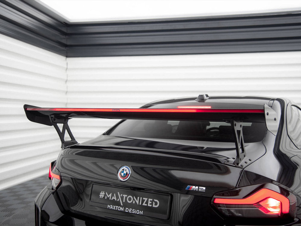 Carbon Fiber Spoiler + LED Light compatible with BMW M2 G87 / M240i / 2 M-Pack / 2 Standard G42