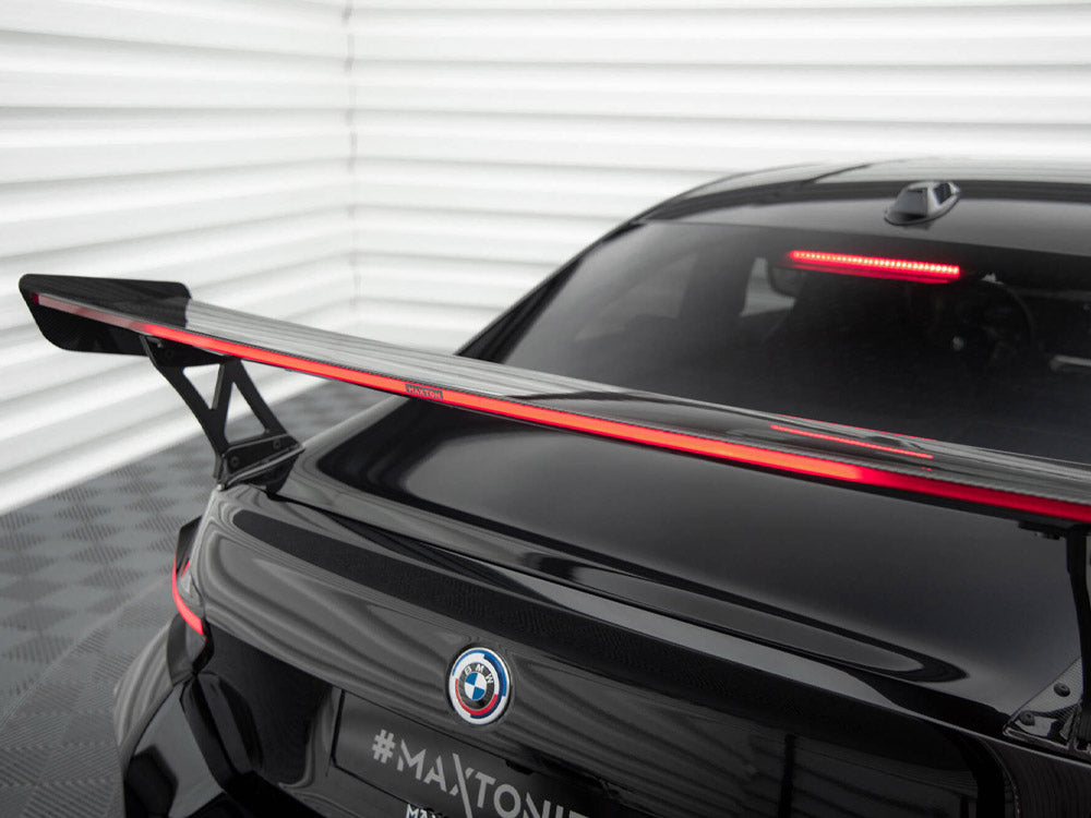 Carbon Fiber Spoiler + LED Light compatible with BMW M2 G87 / M240i / 2 M-Pack / 2 Standard G42