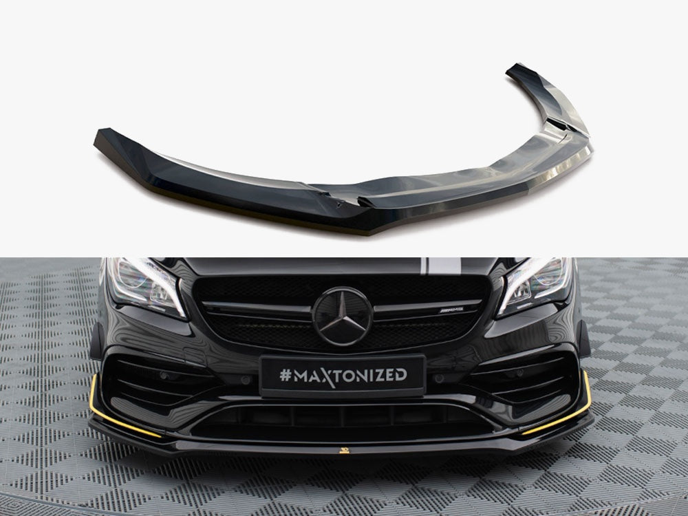 Front Splitter V.3 compatible with Mercedes-AMG CLA 45 Aero C117 Facelift