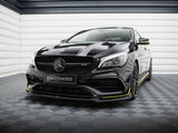 Front Splitter V.4 compatible with Mercedes-AMG CLA 45 Aero C117 Facelift