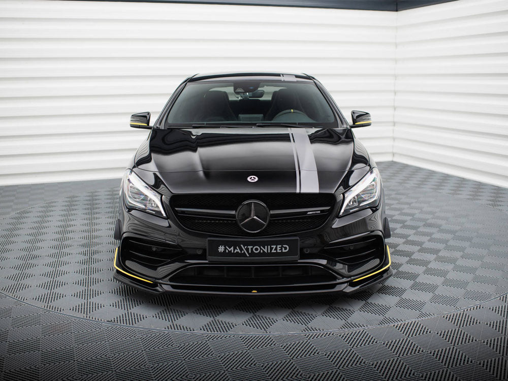 Front Splitter V.4 compatible with Mercedes-AMG CLA 45 Aero C117 Facelift