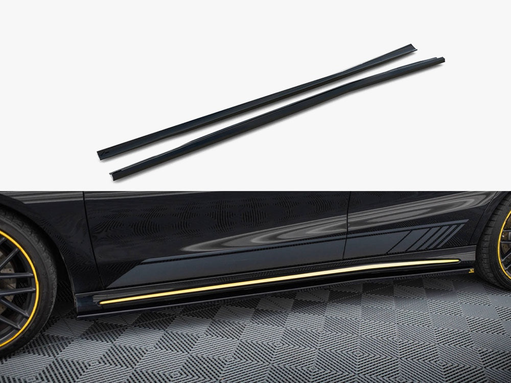 Side Skirts Diffusers compatible with Mercedes-AMG CLA 45 C117 Facelift