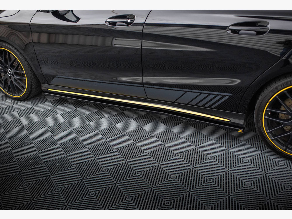 Side Skirts Diffusers compatible with Mercedes-AMG CLA 45 C117 Facelift