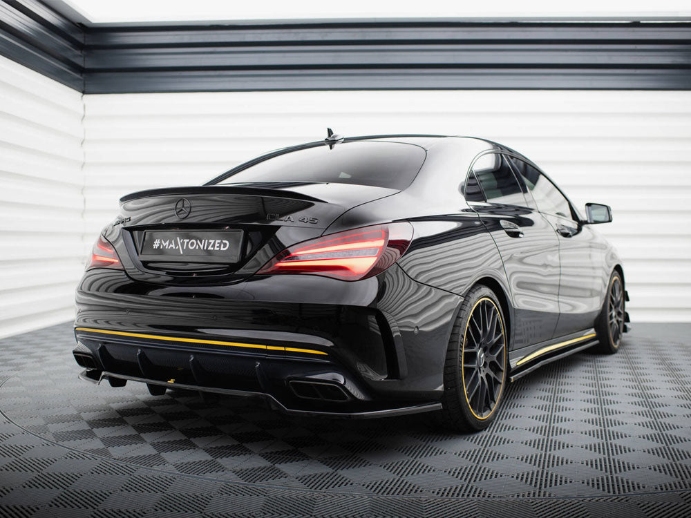 Rear Splitter (Vertical Bars) compatible with Mercedes-AMG CLA 45 C117 Facelift