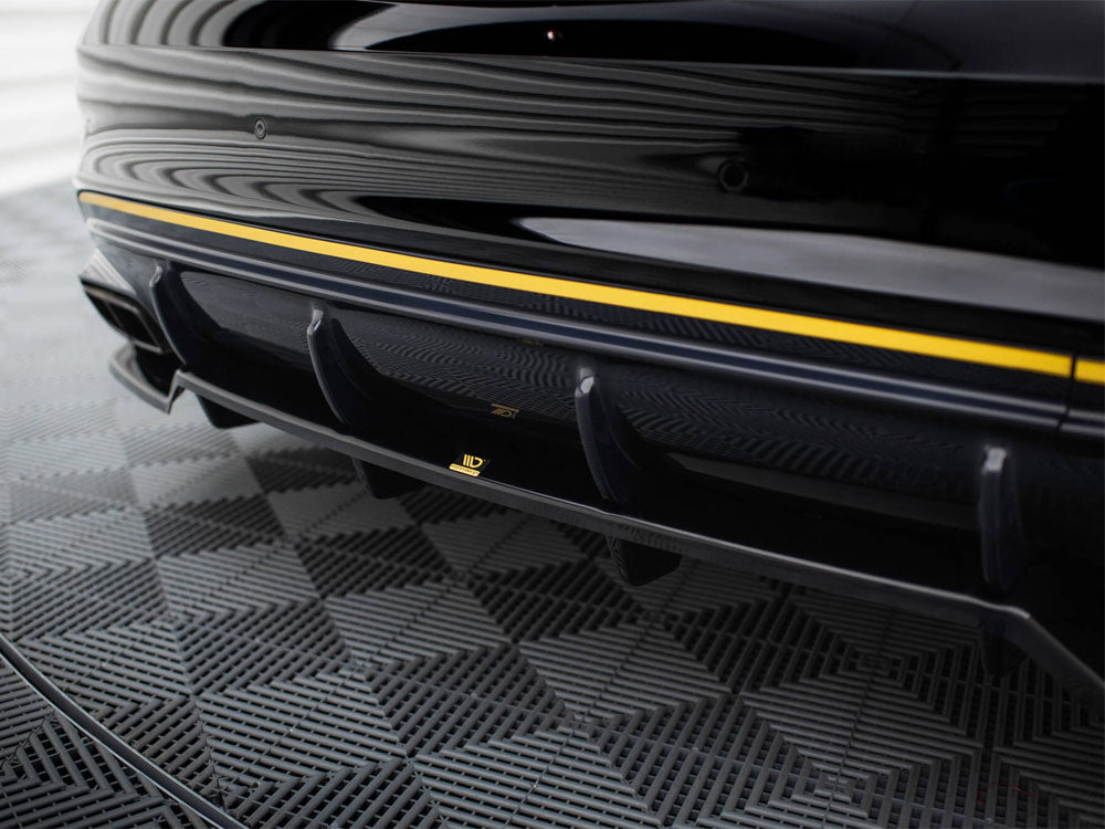 Rear Splitter (Vertical Bars) compatible with Mercedes-AMG CLA 45 C117 Facelift