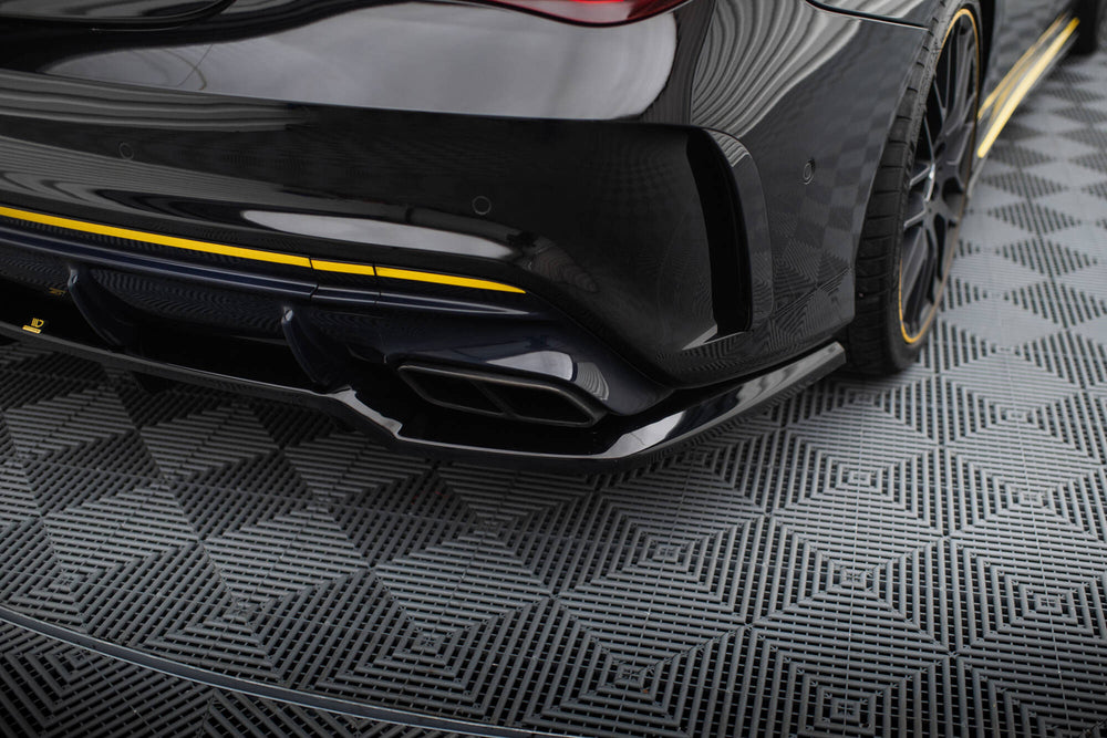 Rear Splitter (Vertical Bars) compatible with Mercedes-AMG CLA 45 C117 Facelift