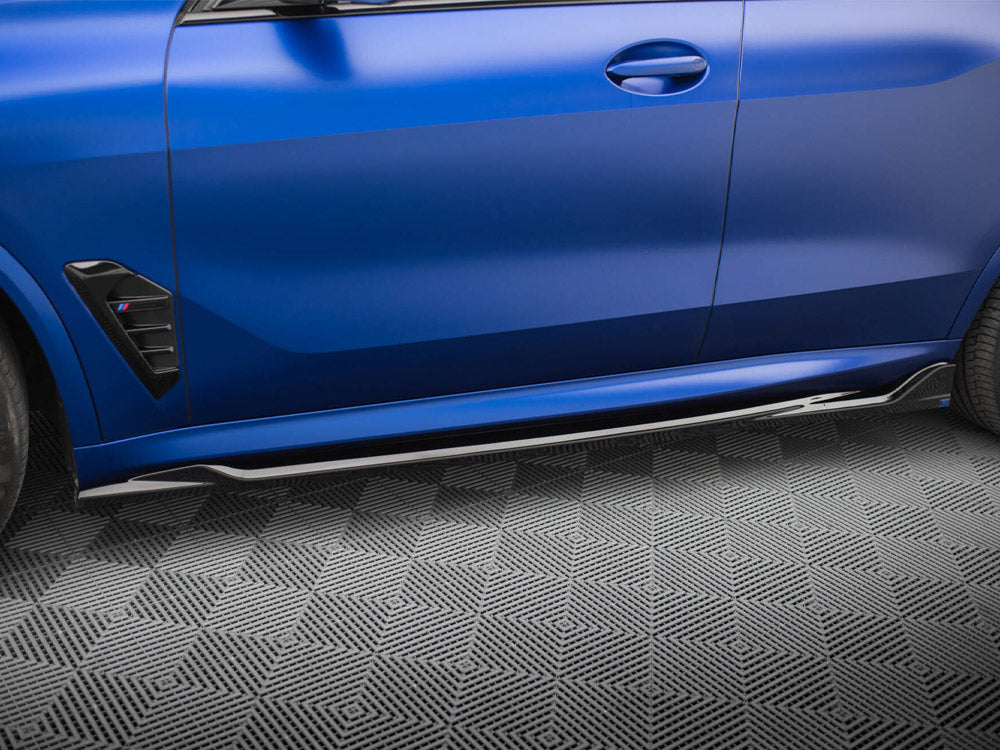 Side Skirts Diffusers V.2 compatible with BMW X5 M-Pack G05 Facelift