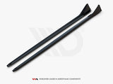 Side Skirts Diffusers compatible with BMW Z4 M40i / M-Pack G29 Facelift