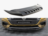Front Splitter V.2 compatible with VW Arteon R-Line - Carbon Look