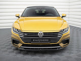Front Splitter V.2 compatible with VW Arteon R-Line - Carbon Look