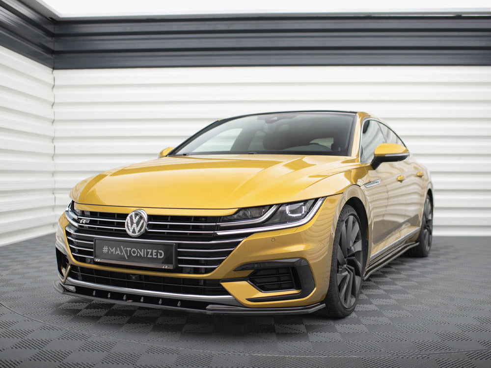 Front Splitter V.3 compatible with Volkswagen Arteon R-Line Sedan / Shooting Brake Mk1