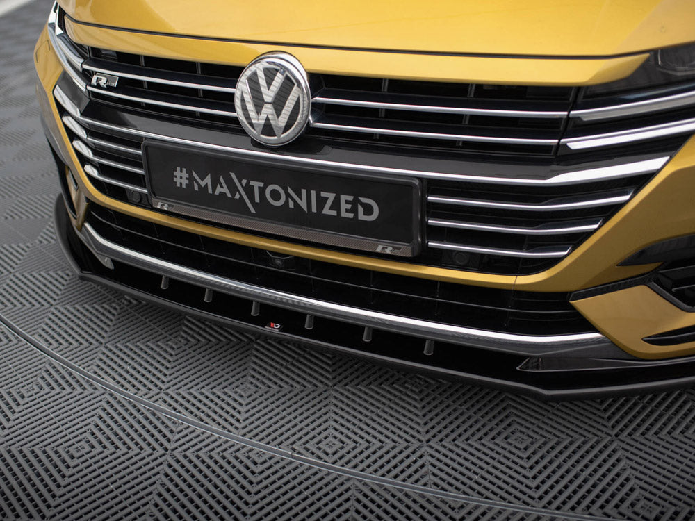 Front Splitter V.3 compatible with Volkswagen Arteon R-Line Sedan / Shooting Brake Mk1