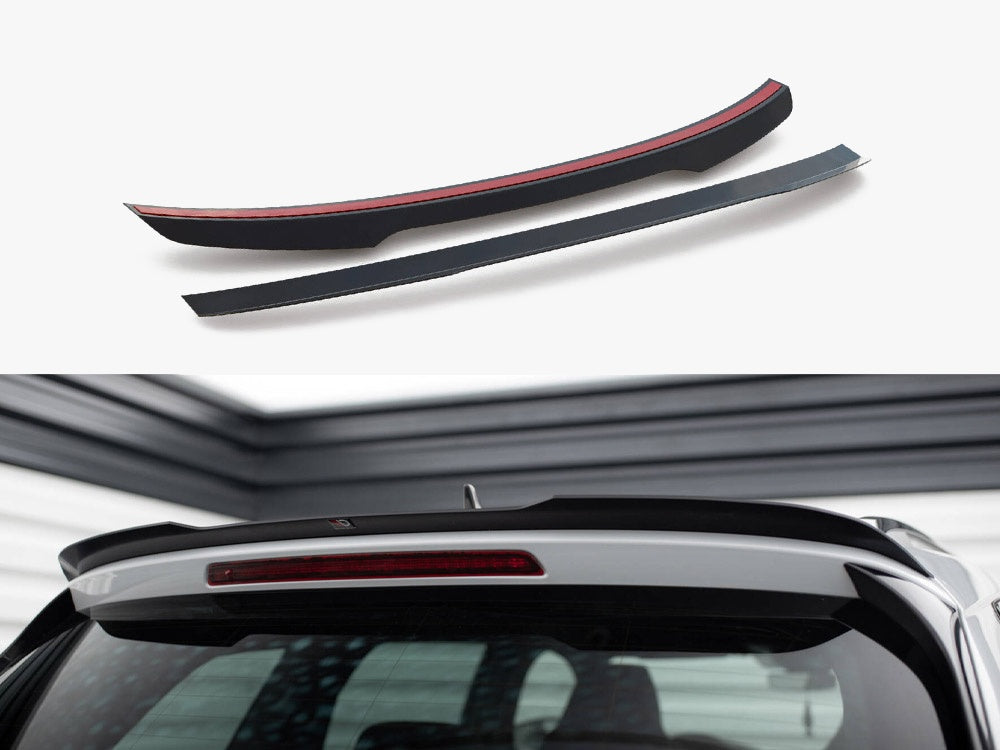 Spoiler CAP V.2 compatible with Skoda Kodiaq Mk1 Sportline / RS - Carbon Look