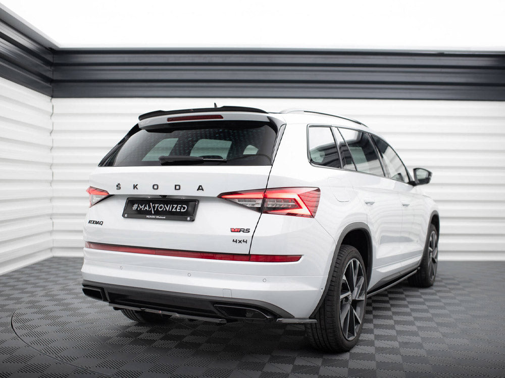 Spoiler CAP V.2 compatible with Skoda Kodiaq Mk1 Sportline / RS - Carbon Look