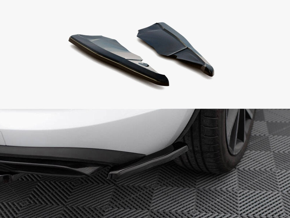 Rear Side Splitters compatible with Skoda Kodiaq Mk1 Sportline (Version with mudflaps)