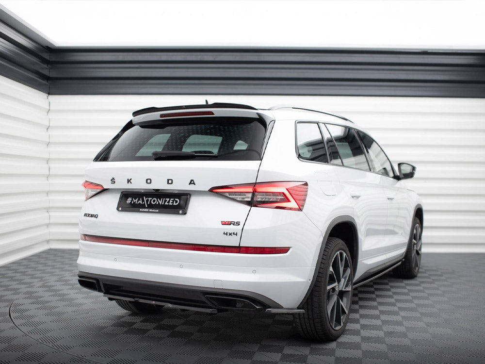 Rear Side Splitters compatible with Skoda Kodiaq Mk1 Sportline (Version with mudflaps)