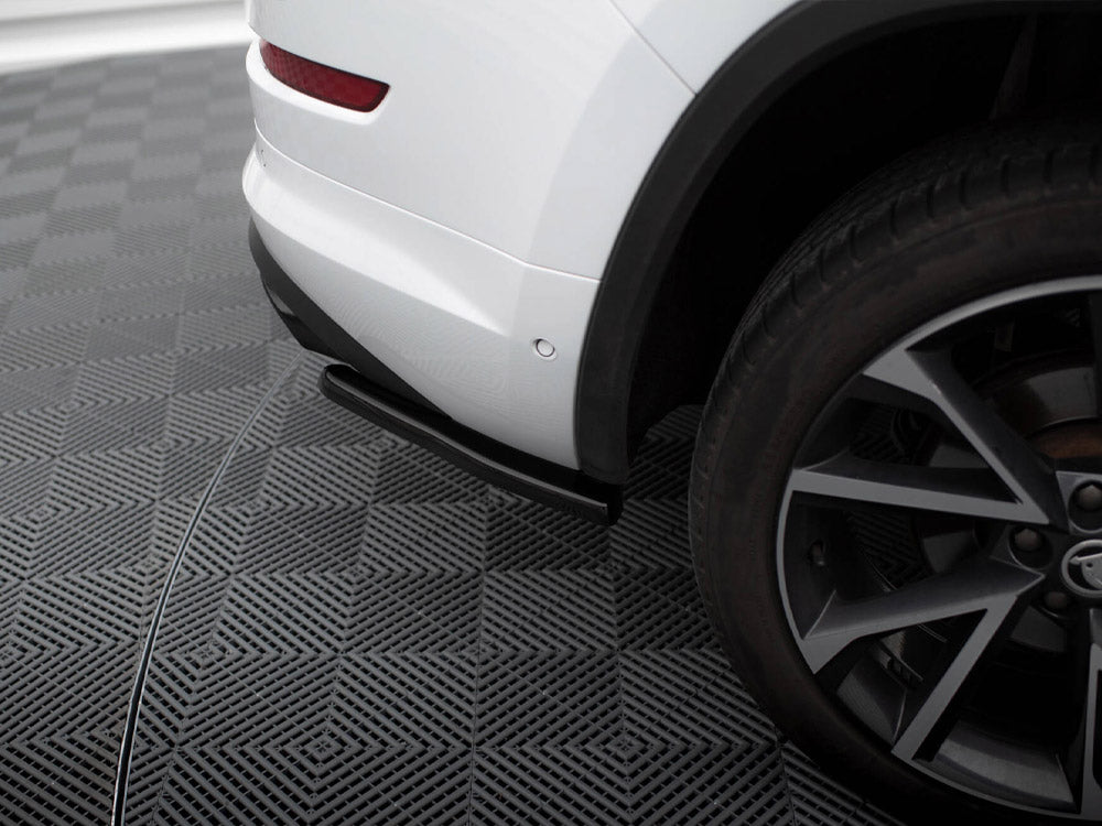 Rear Side Splitters compatible with Skoda Kodiaq Mk1 Sportline (Version with mudflaps)