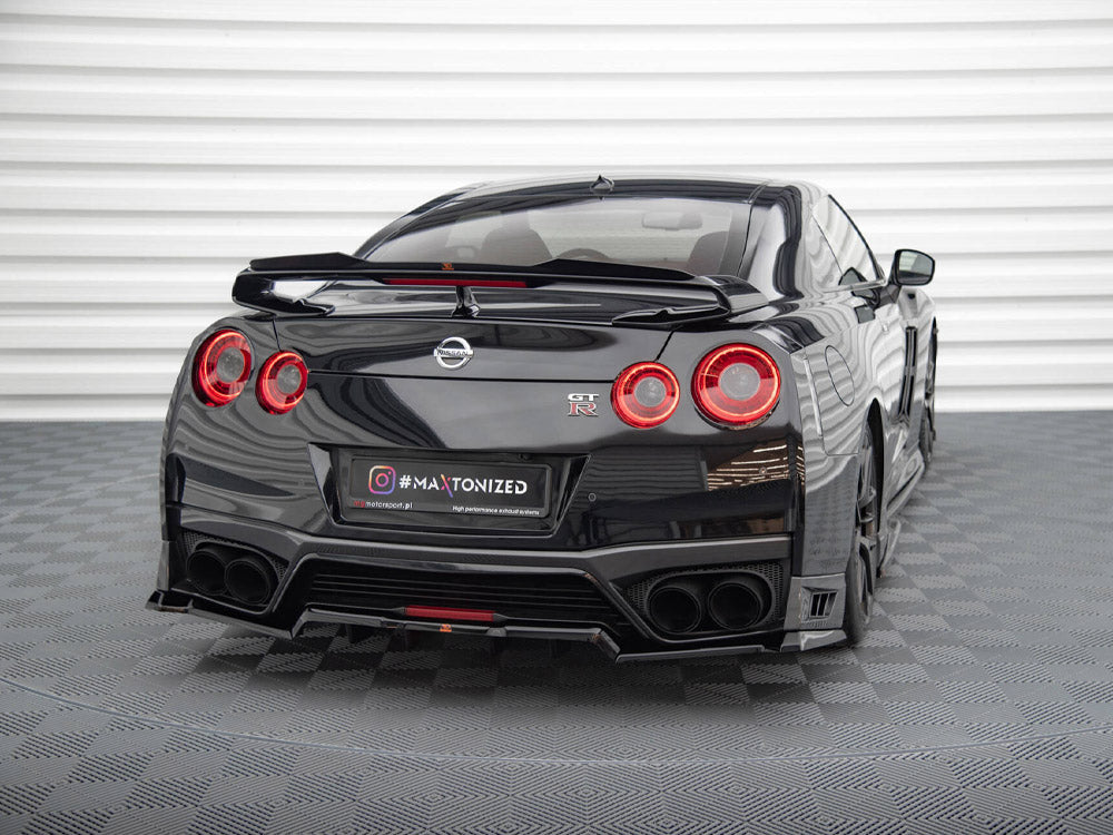 Rear Side Splitters compatible with Nissan GT-R R35 Facelift