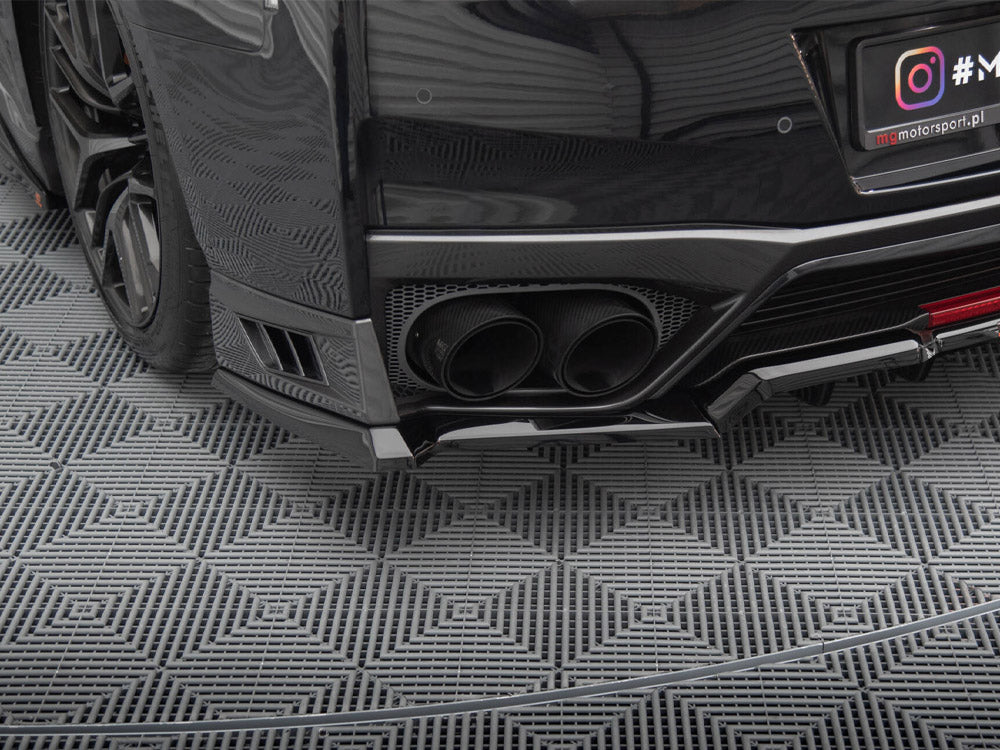 Rear Side Splitters compatible with Nissan GT-R R35 Facelift