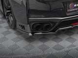 Rear Side Splitters compatible with Nissan GT-R R35 Facelift