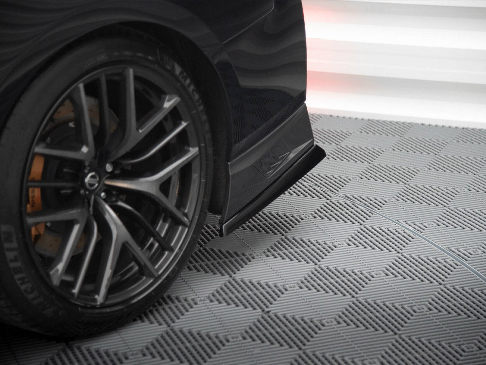 Rear Side Splitters compatible with Nissan GT-R R35 Facelift