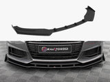 Street PRO Front Splitter + Flaps compatible with Audi TT S / S Line 8S