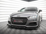 Street PRO Front Splitter + Flaps compatible with Audi TT S / S Line 8S