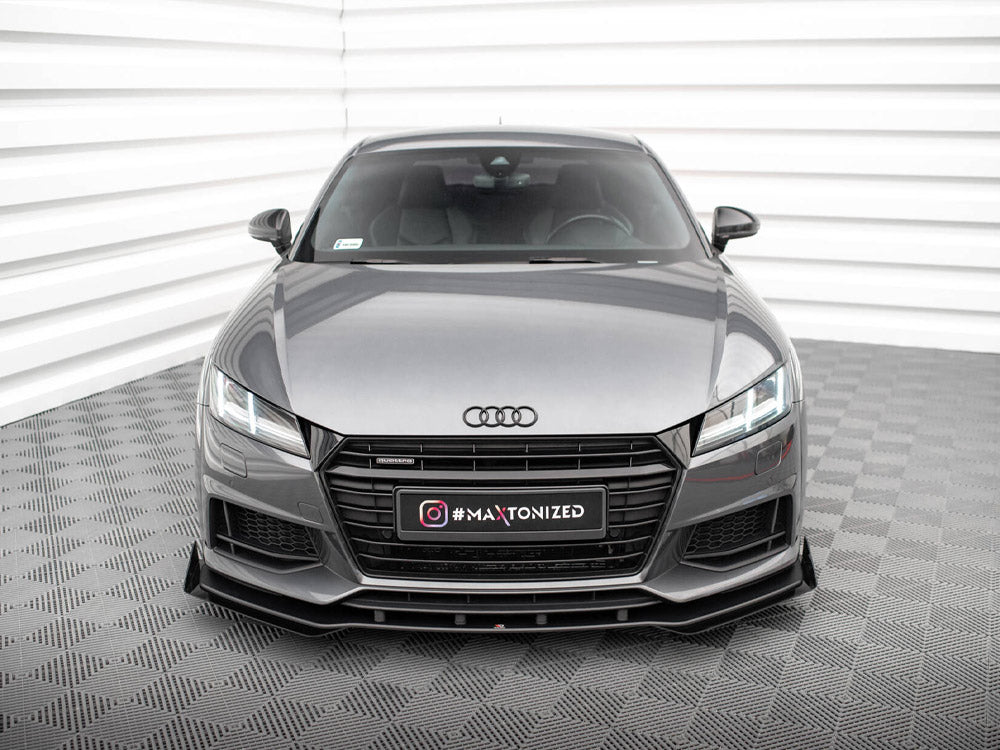 Street PRO Front Splitter + Flaps compatible with Audi TT S / S Line 8S