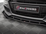 Street PRO Front Splitter + Flaps compatible with Audi TT S / S Line 8S