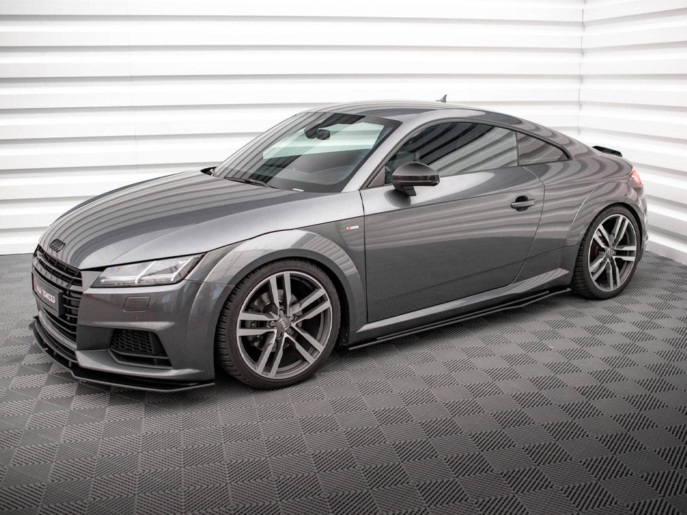 Street PRO Side Skirts Diffusers compatible with Audi TT S / S Line 8S