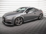 Street PRO Side Skirts Diffusers compatible with Audi TT S / S Line 8S