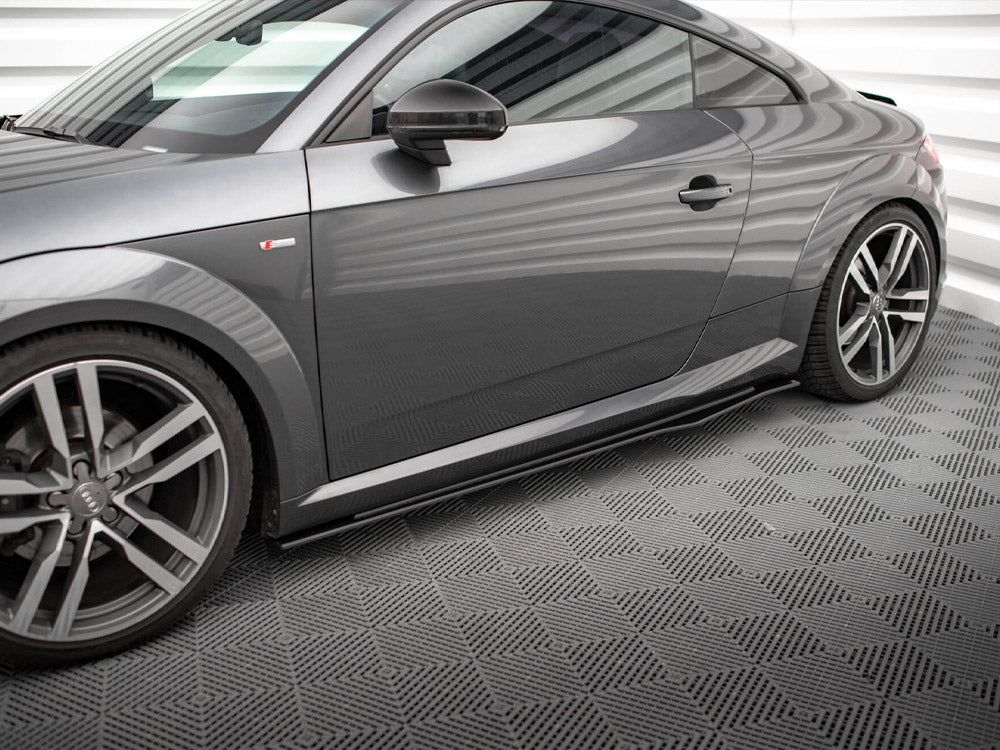 Street PRO Side Skirts Diffusers compatible with Audi TT S / S Line 8S