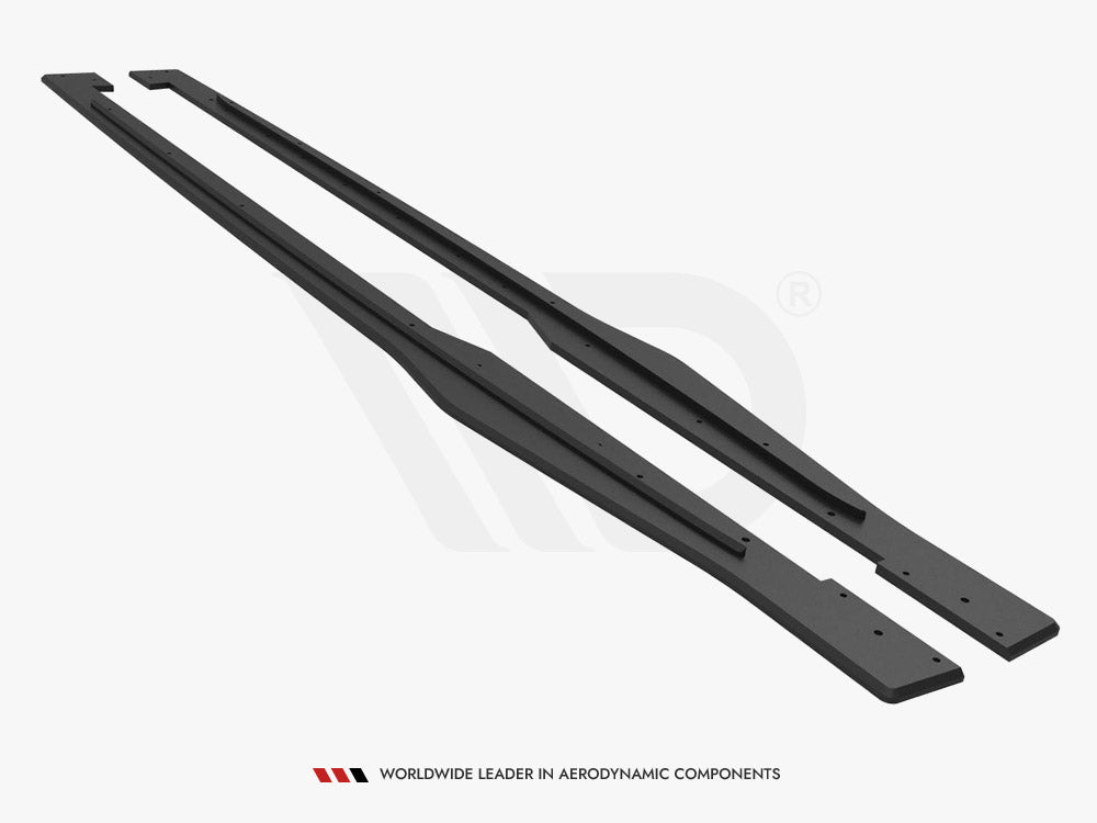 Street PRO Side Skirts Diffusers compatible with Audi TT S / S Line 8S