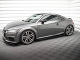 Street PRO Side Skirts Diffusers + Flaps compatible with Audi TT S / S Line 8S