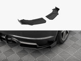 Street Pro Rear Side Splitters + Flaps compatible with Audi TT S Line 8S